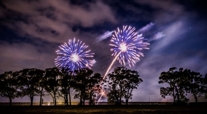 Fireworks on Bonfire Night