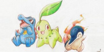 Johto Region Starter Pokemon