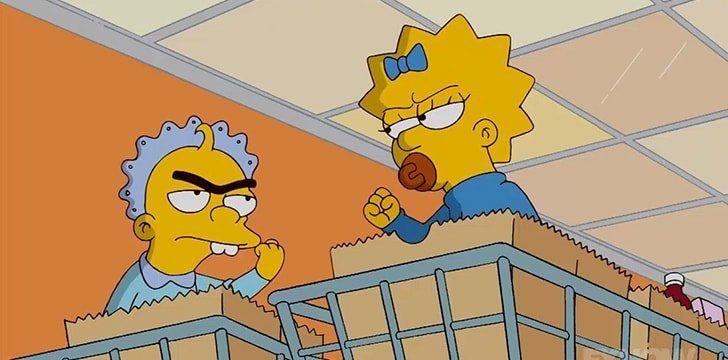 Maggie's arch-enemy Baby Gerald