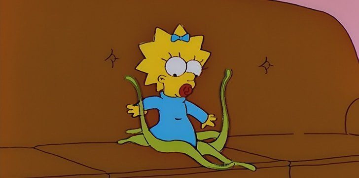 Maggie can change her own diapers