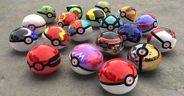 Different Types of Pokeballs