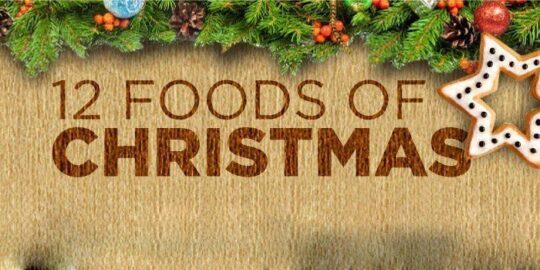 12 Foods of Christmas InfoGraphic