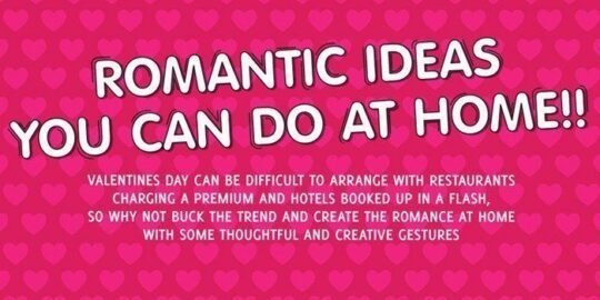 Romantic Ideas You Can Do At Home Infographic