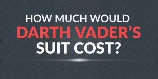 How Much Would Darth Vader’s Suit Cost?