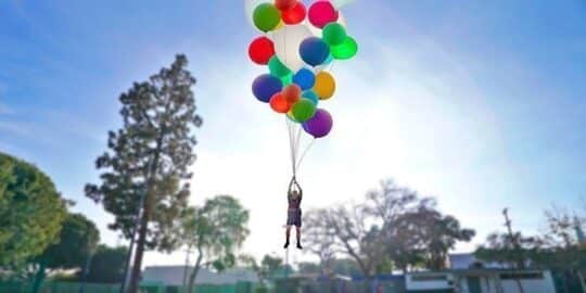 How Many Balloons Does It Take To Float A Human?