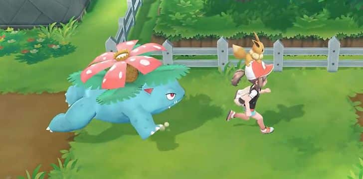 Venusaur is taller than the average man!