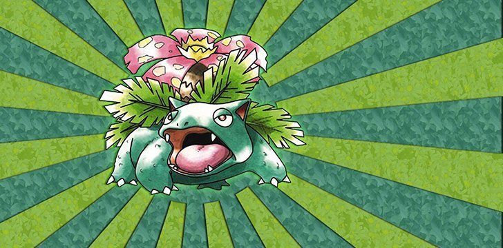 Venusaur is the Mascot for two Pokémon games.