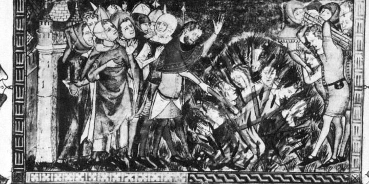 OTD in 1349: Between 100 and 3000 Jews were killed in riots in The Erfurt Massacre in the town of Erfurt