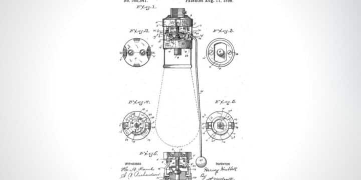 OTD in 1896: Inventor Harvey Hubbell patented the popular light bulb with a pull chain.