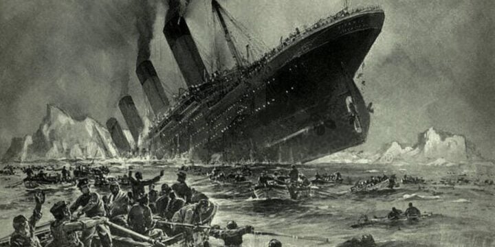 OTD in 1912: The Titanic sunk at 2:20 am in the North Atlantic Ocean off the coast of Newfoundland.