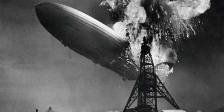 OTD in 1937: The Hindenburg zeppelin caught fire and was destroyed while attempting to dock in New Jersey.