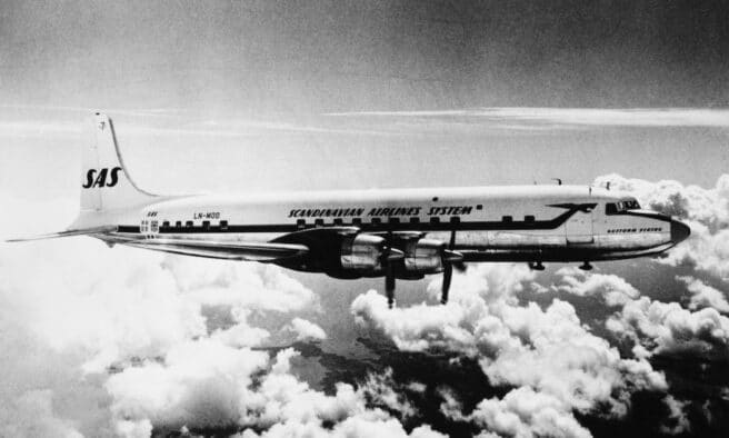 OTD in 1957: Scandinavian Airlines System created the first route from Europe to the Far East