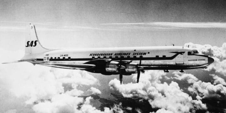 OTD in 1957: Scandinavian Airlines System created the first route from Europe to the Far East