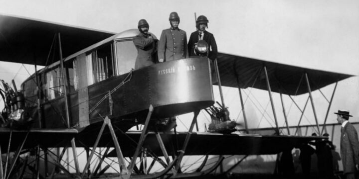 OTD in 1913: The first four-engine aircraft was built and flown by Igor Sikorsky.