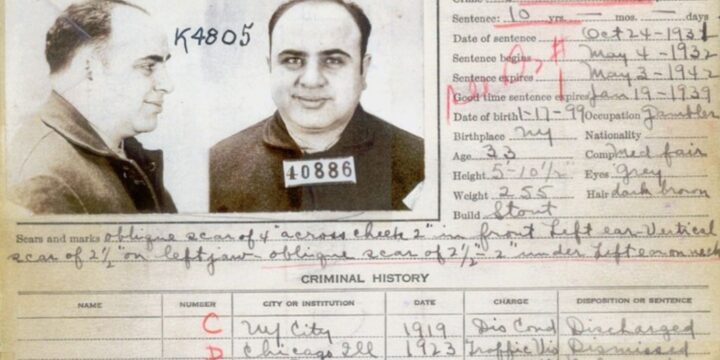 OTD in 1931: American gangster Al Capone pleaded guilty to tax evasion.
