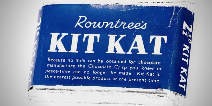 OTD in 1935: Rowntree's introduced the famous Kit Kat featuring three layers of wafer cut into finger slices and surrounded by milk chocolate.