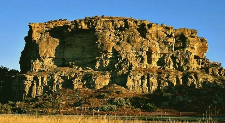 Pompey's Pillar near Billings, Montana