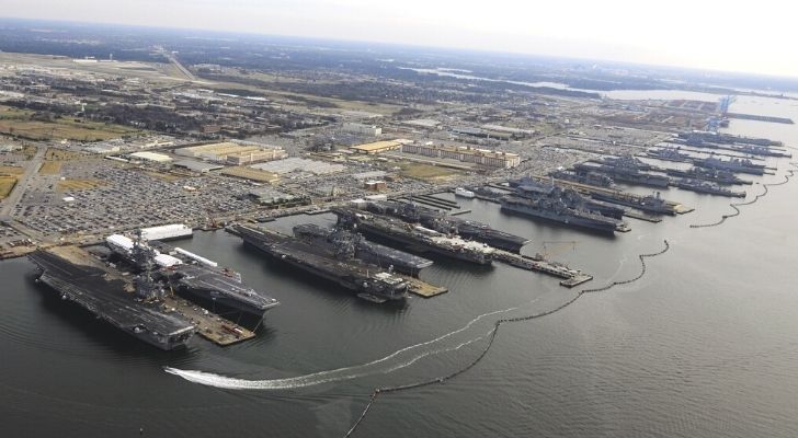 The Norfolk Naval Base