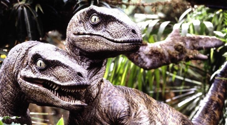 Velociraptors in Jurassic World