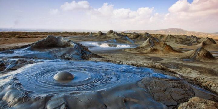 OTD in 2018: A mud volcano near Baku in Azerbaijan erupted.