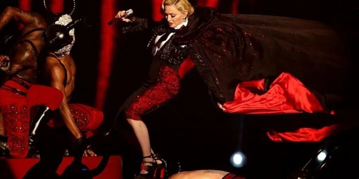 OTD in 2015: Madonna fell on stage while performing "Living For Love."