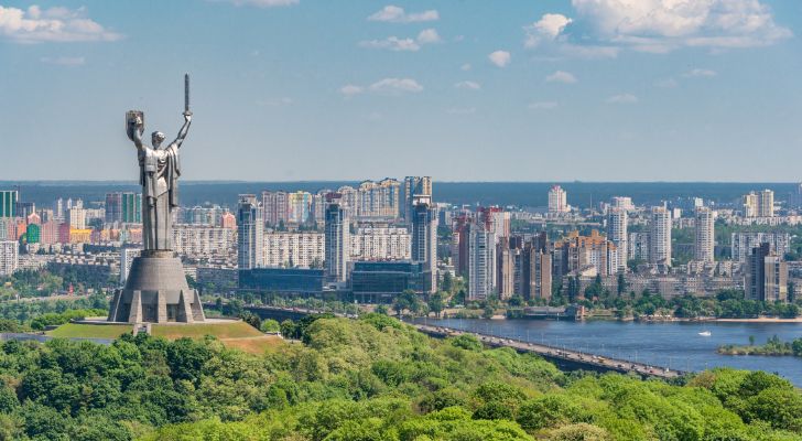 The Motherland Monument in Kiev