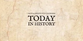 Facts & Events That Happened Today In History
