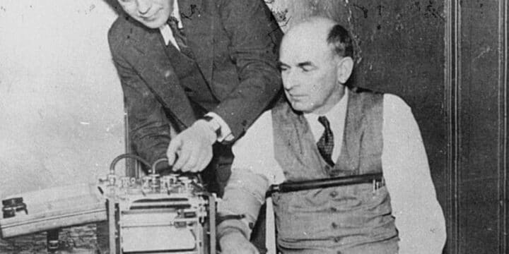 OTD in 1935: A polygraph test was conducted by its inventor