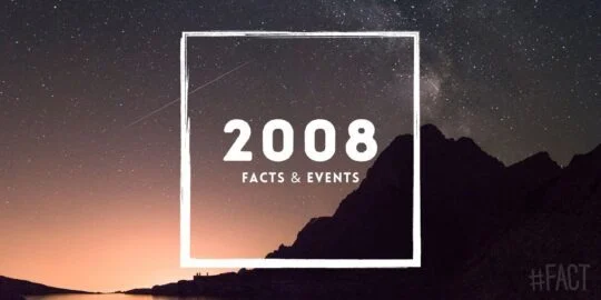 2008: Facts & Events That Happened in This Year