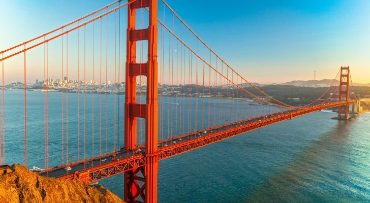 The Golden Gate Bridge in San Francisco