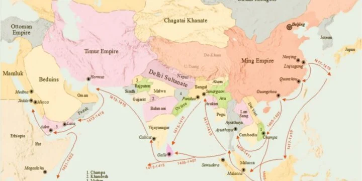 OTD in 1405: Chinese mariner and explorer Zheng He set sail with his fleet to explore the world for the first time.