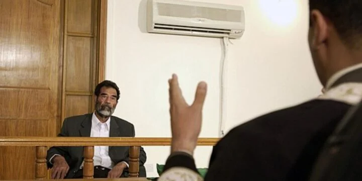 OTD in 2005: Iraqi President Saddam Hussein was tried for his crimes against humanity.