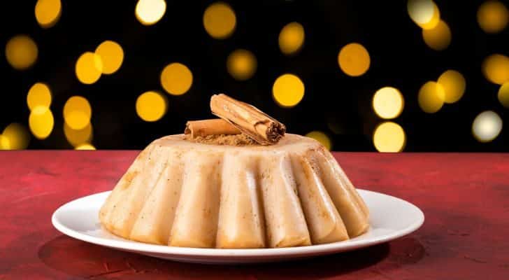 A Colombian natilla desert, traditionally served around Christmas