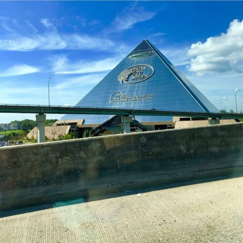 The Memphis Pyramid in Tennessee