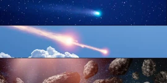 What Is The Difference Between Asteroids, Comets & Meteors?