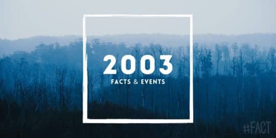 2003: Facts & Events That Happened in This Year