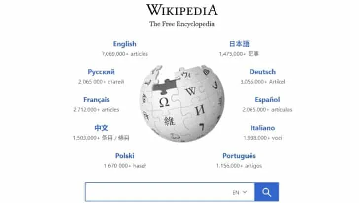 Wikipedia logo with multilingual article counts, related to CIA's involvement in editing pages