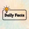 A light bulb icon above the words Daily Facts on a colorful pastel background