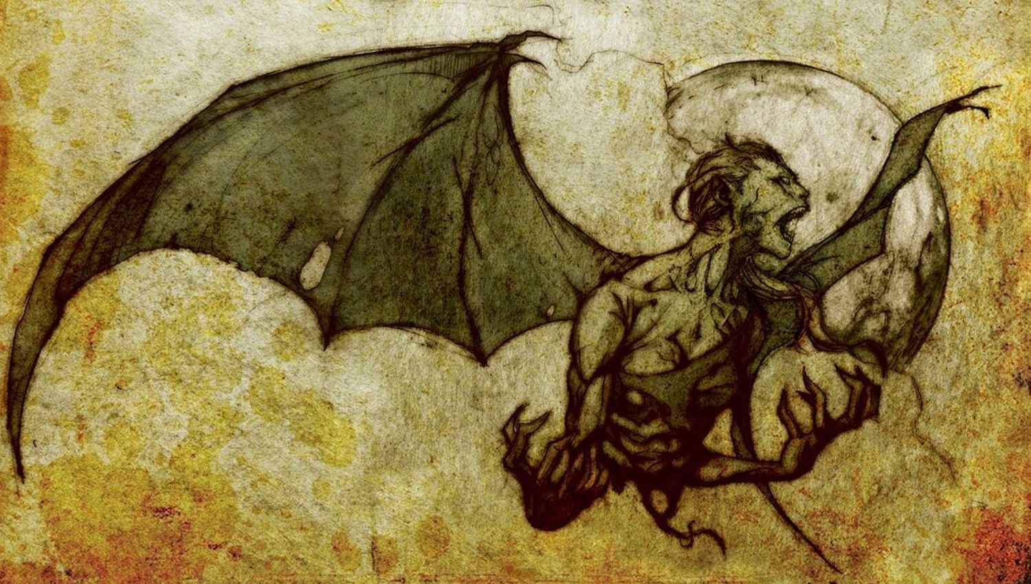 A vampire like creature from the Philippinnes, manananggal